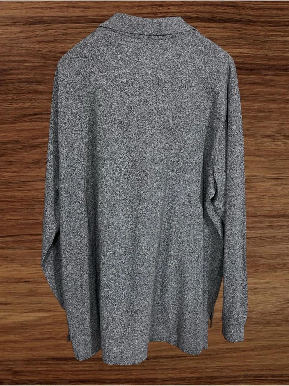 Polo Ralph Lauren Men’s Vintage Gray Long Sleeve Polo Short. Size 3XLT